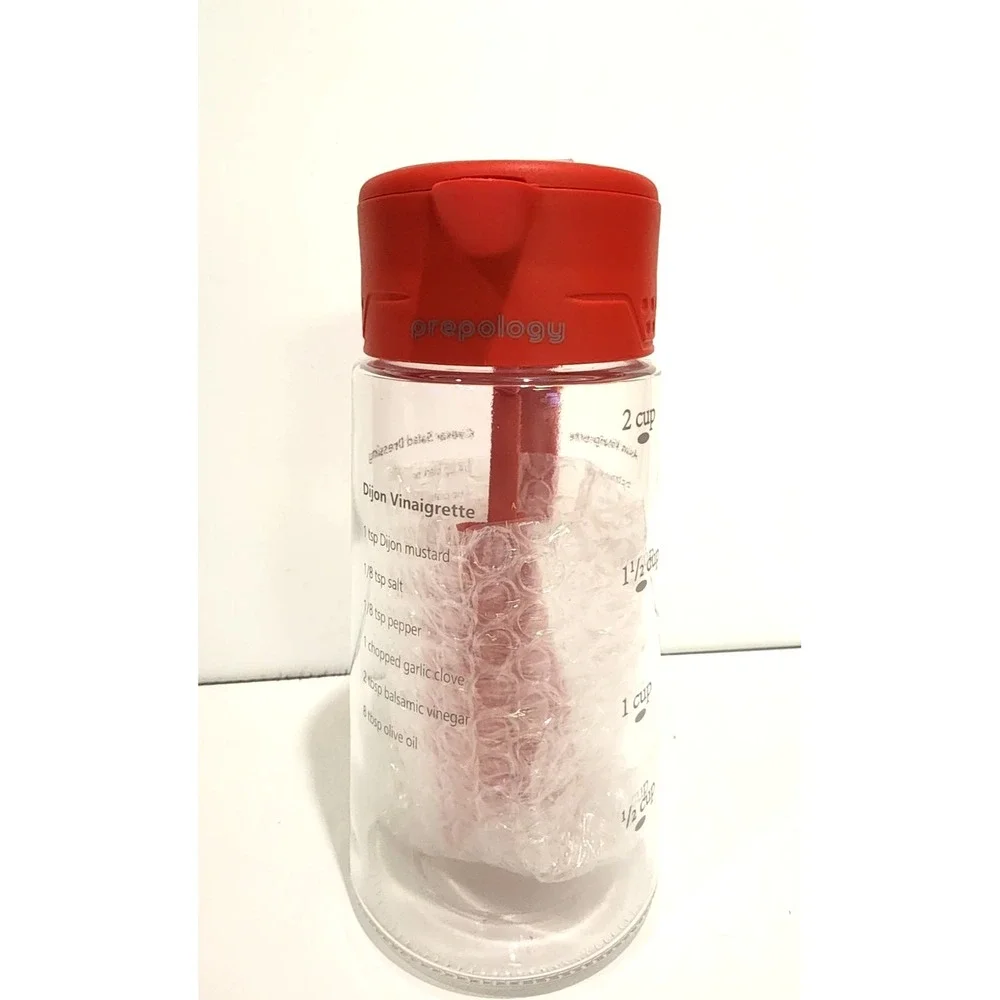 Prepology 2 cup  Salad Dressing Mixer with recipes on  bottle  NEW